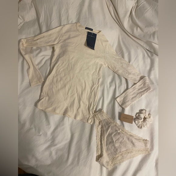Brandy Melville Intimates & Sleepwear Brandy Melville Pointelle Pyjama Set Poshmark